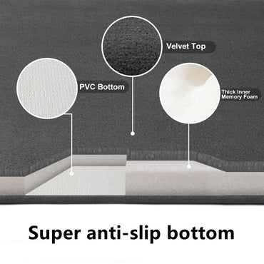 Coral Velvet Super Absorbent Bath Mat – Non-Slip Quick-Dry Bathroom & Door Mat