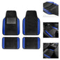 4-Piece Universal Car Floor Mats Set – Suede-Style Synthetic Carpet Liners for Cars, SUVs & Vans, Anti-Slip, Easy-Clean