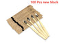 Natural Colorful Toothbrush Eco Soft Bristle Bamboo Toothbrush Bamboo Charcoal Vegan Tooth Dental Oral Care Plastic Free 10Pcs
