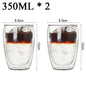 Double Wall High Borosilicate Glass Mugs - Insulated Heat-Resistant Coffee & Tea Cups (2-18 pcs Set)
