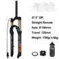 120mm (4.7in) Travel Mountain Bike Air Fork 27.5/29 in, 32mm (1.26in) Stanchion Magnesium Alloy Suspension - Orange