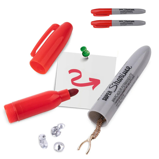 Hidden Diversion Marker Pen - Discreet Secret Stash for Cash, Jewelry & Small Valuables | Gift for Home & Dorm