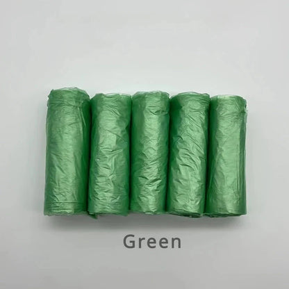 100PCS Mixed Color Garbage Bags – Thick Disposable Trash Can Liners