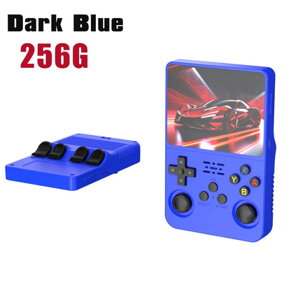 Retro Handheld Game Console 3.5" IPS (8.9 cm) 64GB Portable Linux Player, Preloaded 15,000+ Games, USB-C Charging