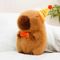 12-32cm Capybara Plush Simulation Capibara Anime Fluffty Toy Cute Doll Stuffed Animals Soft Doll Plush Children Christmas Gift