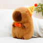 12-32cm Capybara Plush Simulation Capibara Anime Fluffty Toy Cute Doll Stuffed Animals Soft Doll Plush Children Christmas Gift