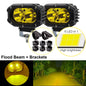 4 in (100 mm) LED Pod Light - Combo Spot + Flood Beam 9-30V Driving Work Fog Light for Car Motorcycle ATV UTV SUV Off-Road 4x4 Boat Truck