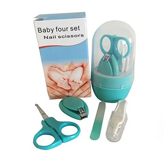 Baby Nail Clipper Kit – Infant Manicure Set with Scissors Clippers Nail File & Storage Case