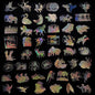 100pcs Cute Cartoon Anime Laser Holographic Stickers Aesthetic Butterfly Decal Scrapbook Laptop Phone Car Funny Sticker for Girl