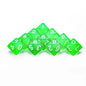 D10 Polyhedral Dice 10-Piece Set for D&D & Tabletop RPGs — Marble & Transparent Styles for Board Games & Parties