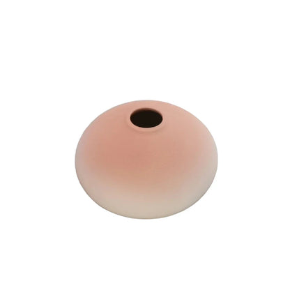 Ceramic Small Flower Bud Vase - Minimalist Japanese-Style Tabletop Home Decor