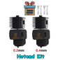 Replaceable Nozzle Hotend Kit for Desktop FDM 3D Printers — 0.2/0.4/0.6/0.8 mm (0.008/0.016/0.024/0.031 in)