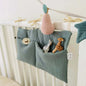 Baby Diaper Bag & Crib Hanging Organizer - Bed Headboard Storage Bag for Newborns & Toddlers (15 x 7.5 in / 39 x 20 cm)