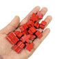 100 Wooden Meeples 16mm (0.63 in) 14-Color Board Game Pawns Replacement Set