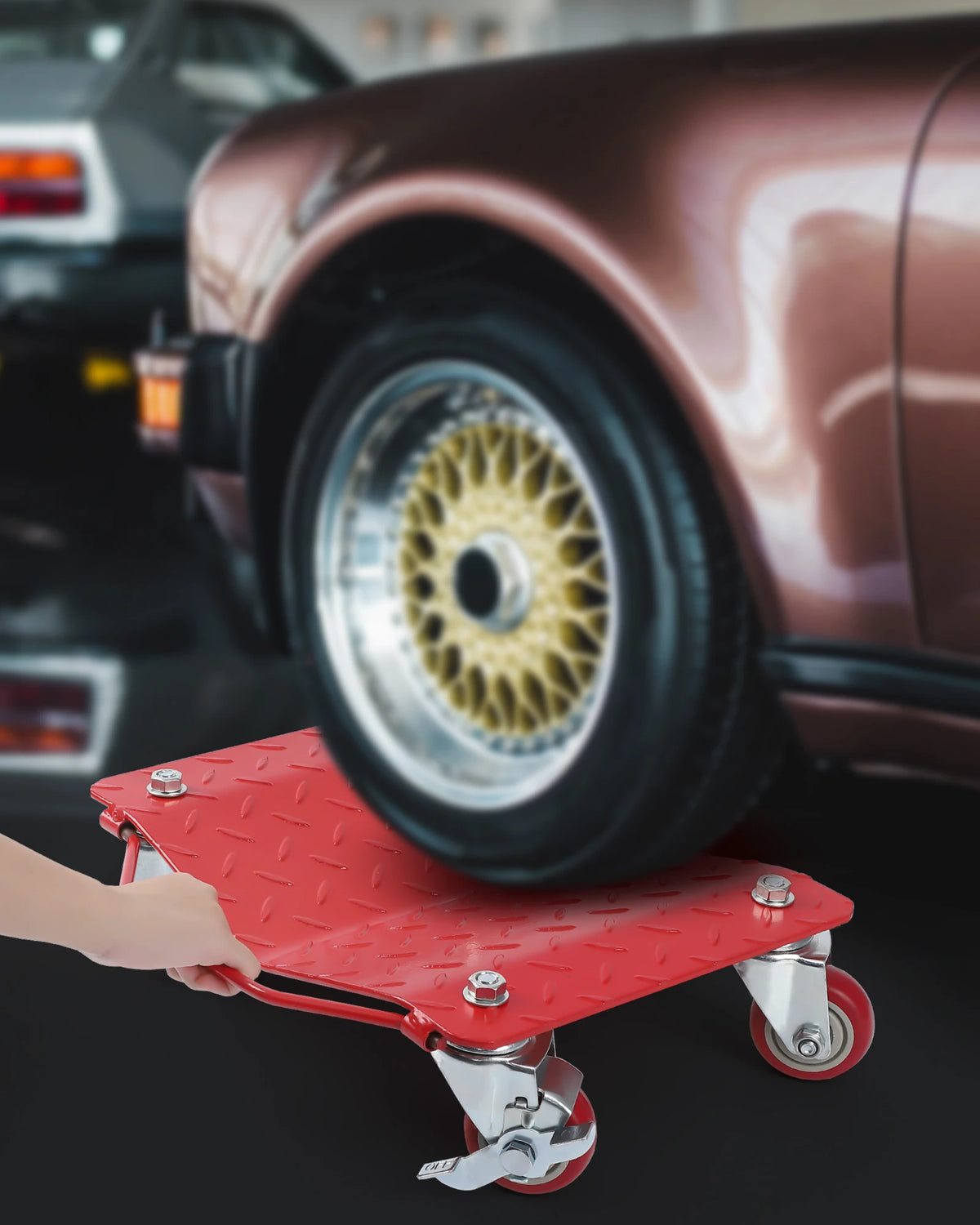 TWISTER.CK Vehicle Wheel Dolly Set, 1,500 lb per Dolly