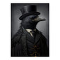 Retro Crow Witch Bat Skull Dark Academia Gothic Victorian Style Wall Art Canvas Painting Poster Print Halloween Gifts Room Decor