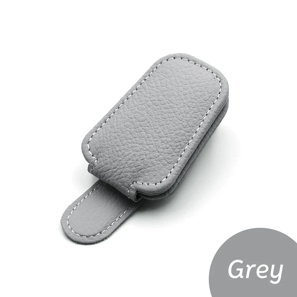 Universal Car Sunglasses Clip Card Ticket Holder Stand Fastener Pen Case Eyeglasses Sun Visor Car Accessories