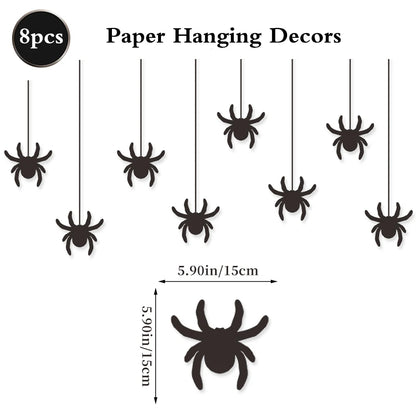 Halloween Party Decoration Set, Banner, Garland, Spider Web and More