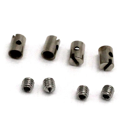 4 Sets Solderless Cable Nipples 5mm Throttle Choke for Motorcycle Scooter Quad Mower