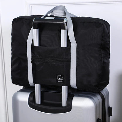 Foldable Carry-On Travel Duffel Bag 22L Lightweight Packable Nylon Weekend Tote