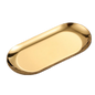 Stainless Steel Gold Dining Plate Dessert Plate Nut Fruit Cake Tray Snack Kitchen Plate Western Steak Kitchen Plate Dish
