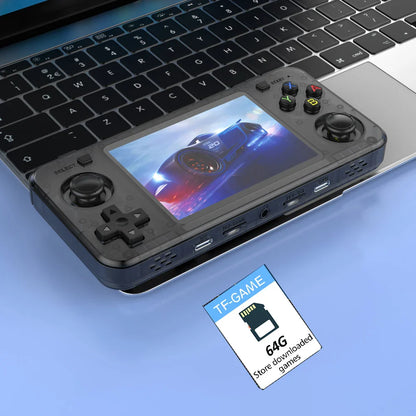 Retro Handheld Gaming Console - Open-Source Linux, 3.5-inch (8.9 cm) IPS Screen, 64GB, 15,000+ Classic Games, Portable