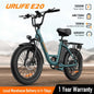 1000W Fat Tire Electric Bike — 48V 13Ah Removable Battery, Up to 28 MPH, 20×3 in Tires, 7-Speed, Dual Disc Brakes
