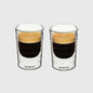 Double Wall Heat-Resistant Glass Coffee & Tea Mug, Clear Insulated Cup — 85ml (3oz) / 150ml (5oz) / 350ml (12oz), Single or 2/4/6 Pack
