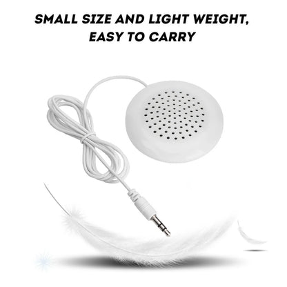 DIY Pillow Speaker 3.5mm Mini Stereo Portable Speaker for MP3, Phone, CD Players