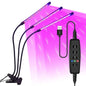 LED Plant Growth Light with 10 Levels Adjustable Brightness Full Spectrum 3H/9H/12H Timed Indoor Garden Vegetable Growth Light