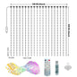 400 LED Smart Curtain Fairy Lights 2 x 2 m (6.6 x 6.6 ft) RGBIC App & Remote Control with Music Mode Window Holiday LED Decor