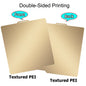 257x257mm (10.12x10.12in) Magnetic Smooth PEI Build Plate — PEO/PET Finishes — Fits X1, X1-Carbon, P1P, P1S, X1E, A1 3D Printers
