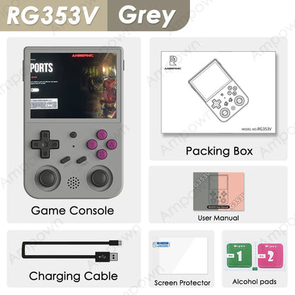 Handheld Retro Game Console 3.5-inch (8.9 cm) IPS Screen HDMI Output Android & Linux Built-in Emulators 10,000+ Games