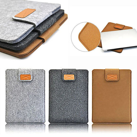 Slim Felt Laptop Sleeve for MacBook Air/Pro 11/13/15 Inch – Protective Tablet Case