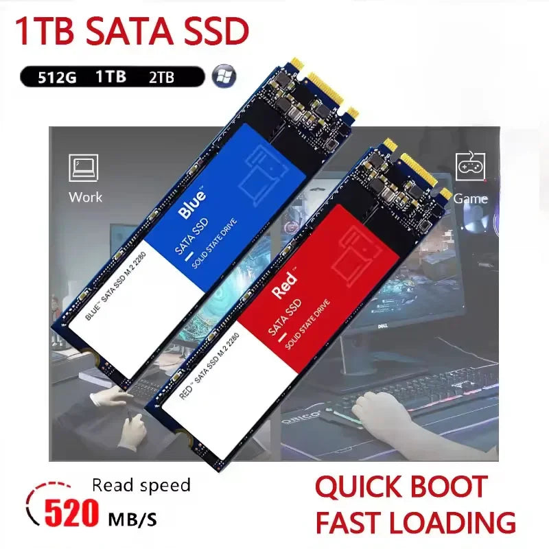 Original M2 NGFF 2280 SSD 1TB 2TB High Speed Internal Solid State Drive Hard Disk For Laptop Desktop PC Upgrade Replacement 2026