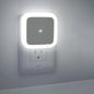 Mini Square LED Plug-In Night Light with Sensor – Soft Glow Night Lamp for Baby Room, Bedroom & Hallway (EU/US Plug)