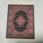 Woven Persian Flower Mouse Pad 9.1 x 7.1 in (23 x 18 cm) Non-Slip Rubber Desk Mat with Fringe — Retro Style