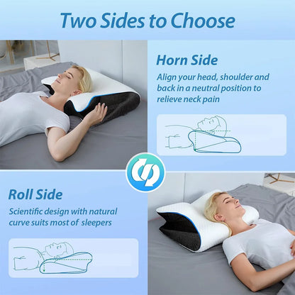 Memory Cotton Neck Pillow - Ergonomic U-Shaped Neck Support for Travel, Sleep & Relaxation