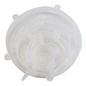 6PCS Food Grade Silicone Bowl Covers – Universal Elastic Round Lids with Airtight Seal – Reusable Kitchen Food Savers
