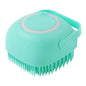 Silicone Pet Bath Massage Glove — Soft Grooming Brush for Dogs, Puppies & Cats