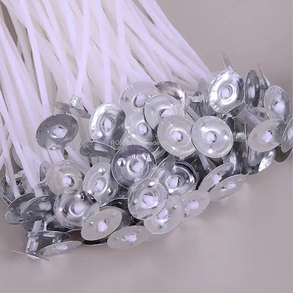 100-Pack Multi-Size Cotton Candle Wicks for Glass Bottle & Aromatherapy DIY Candle Making