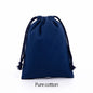 Cotton Drawstring Canvas Bags - White Reusable Gift & Storage Pouches for Candy, Jewelry, Travel and Home Organization