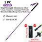 Foldable Quick-Lock 4-Section Trekking Poles Pair – 7075 Aluminum Adjustable 110/120 cm (43.3/47.2 in) EVA Grip Tungsten-Cobalt Tips