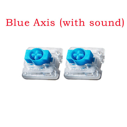 Fashion Solid Color Cross Keycap High Transparency Short Tripod Shaft For Free Accessories
