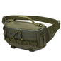 Tactical Waterproof Chest Waist Bag - Fishing & Outdoor Molle Crossbody Pack 30 x 11 x 20 cm (11.8 x 4.3 x 7.9 in)