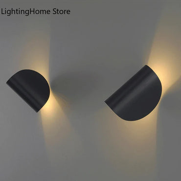 Fontana Arte Lo LED Italian Designer Rotating Wall Lamp Modern Art Creative Exhibition Hall Wall Lamp Bedroom Bedside Lamp