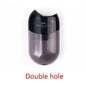 Double and Single Hole Transparent Pencil Sharpener - Creative School Stationery for Kids & Students