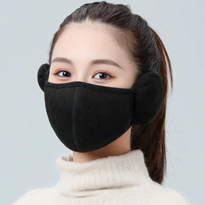 Winter Fleece Windproof Face Mask Balaclava - 3D Cut, Breathable Ear Protection, Unisex, Grey, Black or Pink