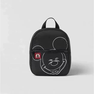 Cartoon Kids School Backpack for 4-6 Years, Nylon Zipper Two-Shoulder Bag