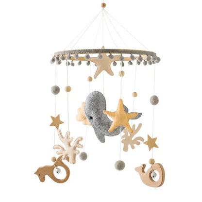 Baby Wooden Bed Bell Bracket Mobile Holder